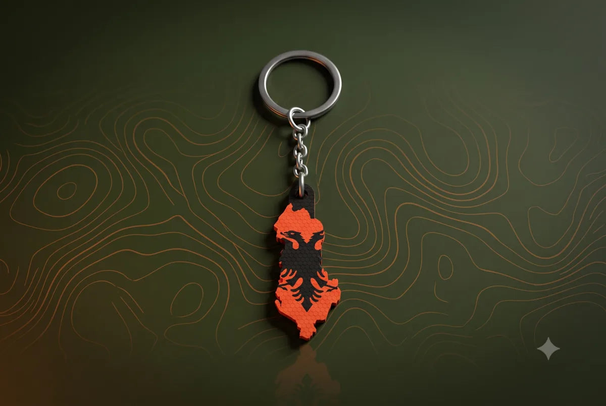 Albania Keychain