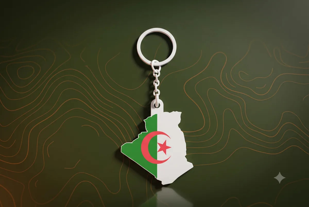 Algeria Keychain