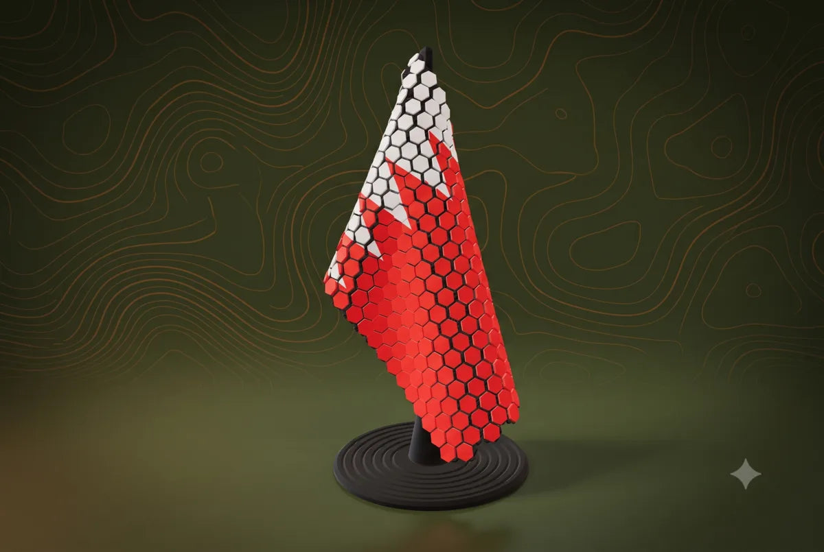 Bahrain Flag Pole