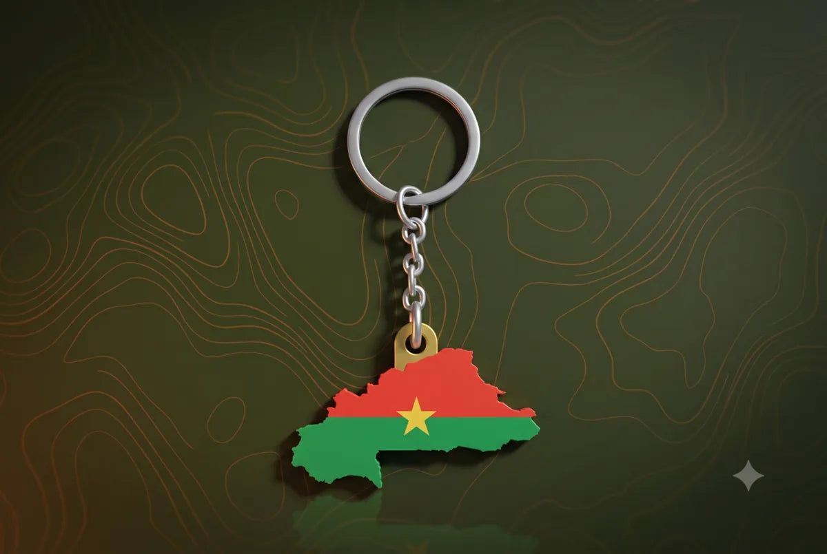 Burkina Faso Keychain