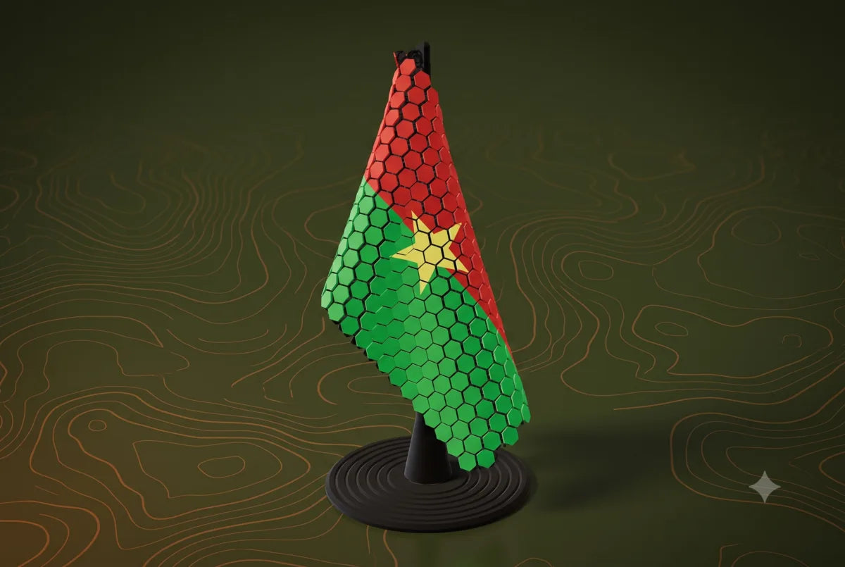 Burkina Faso Flag Pole