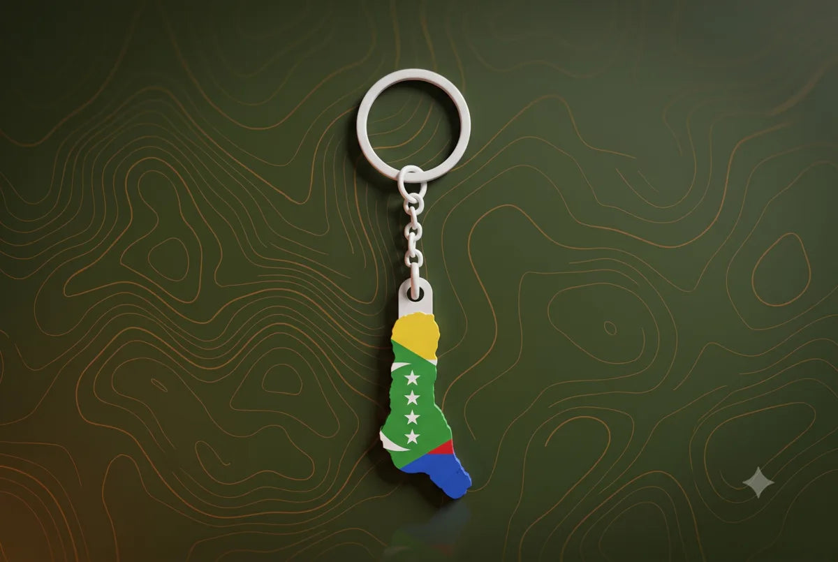 Comoros Keychain