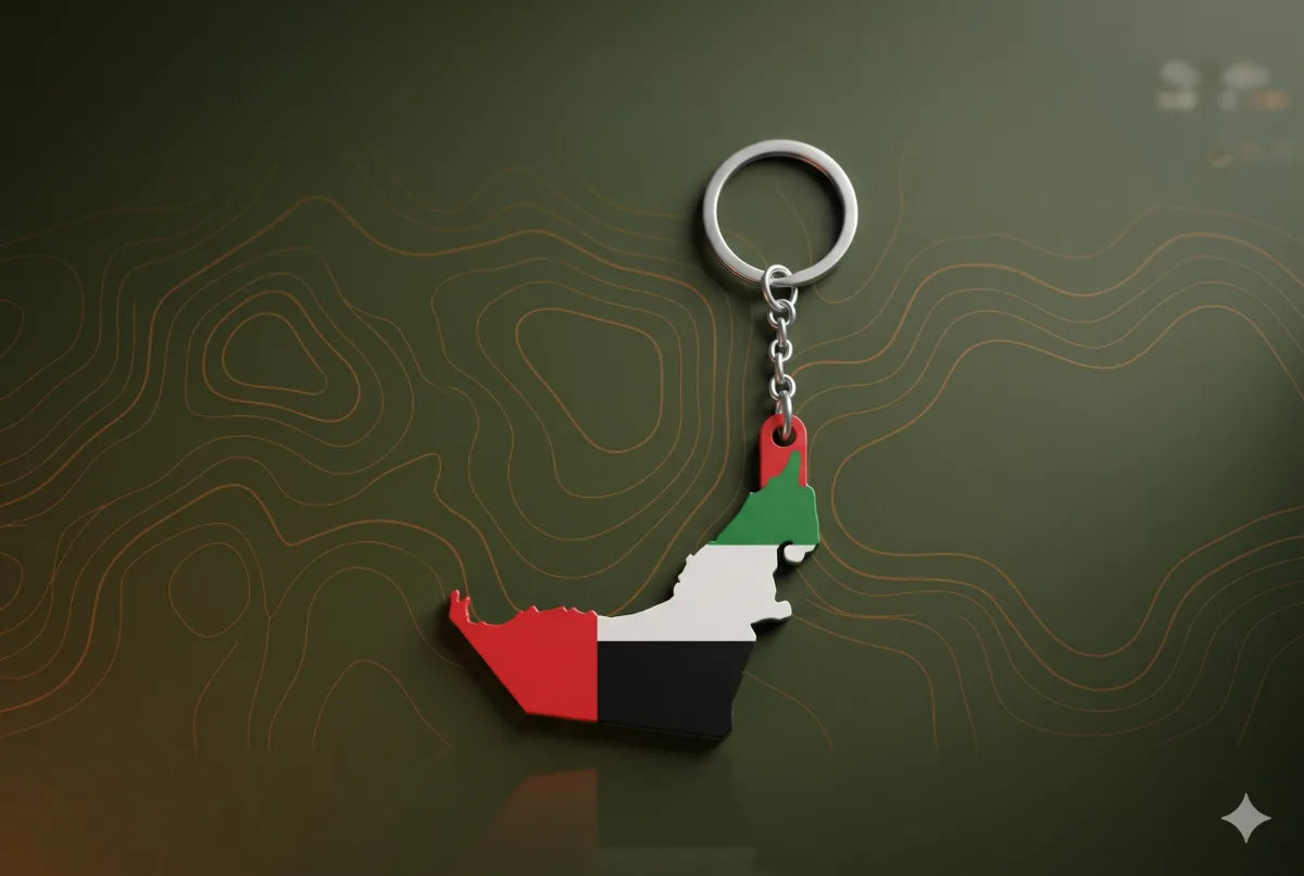 United Arab Emirates Keychain