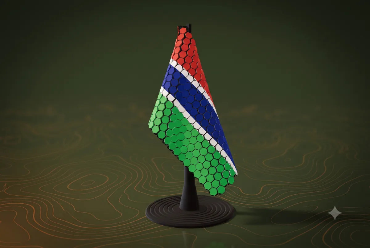 Gambia Flag Pole