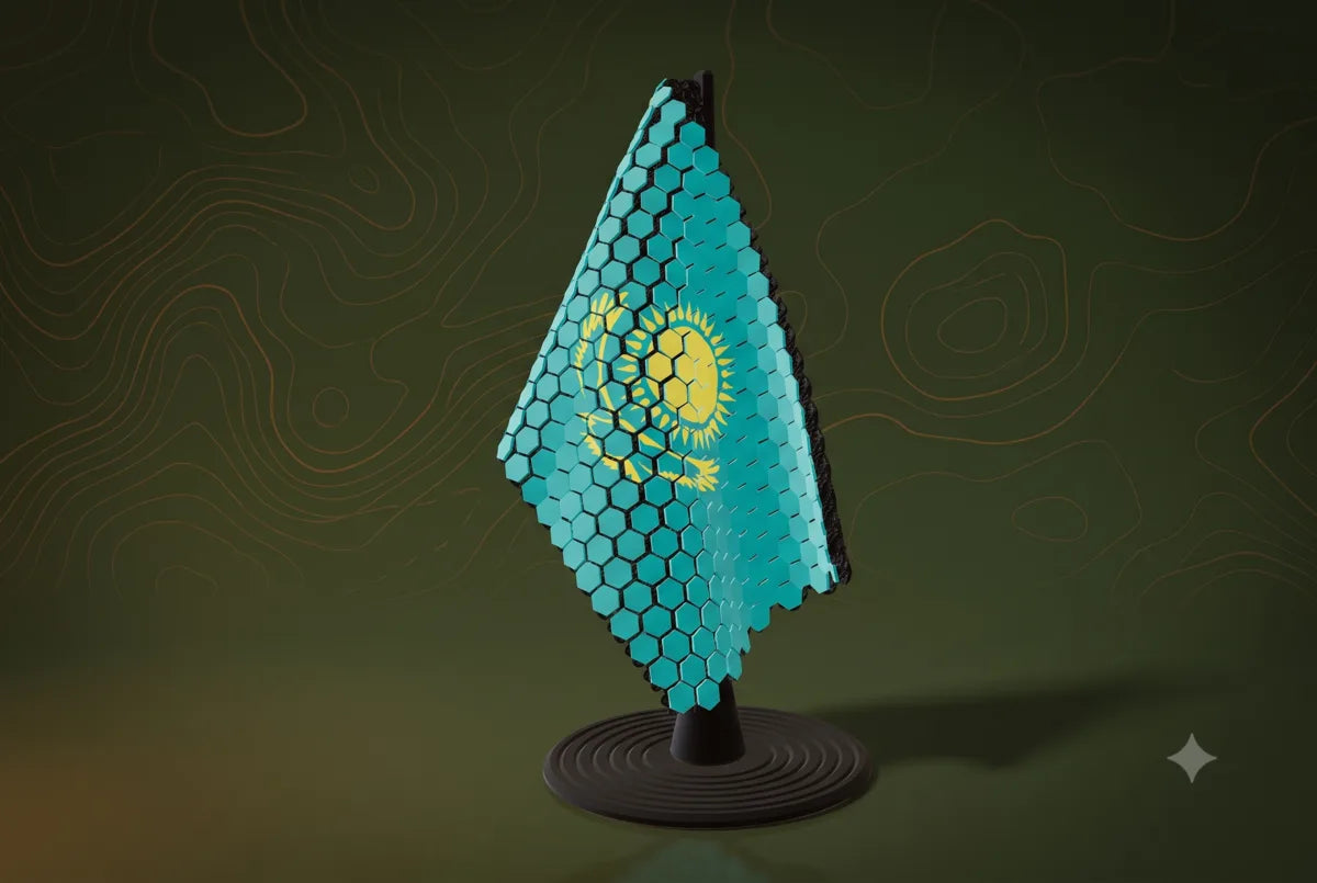 Kazakhstan Flag Pole