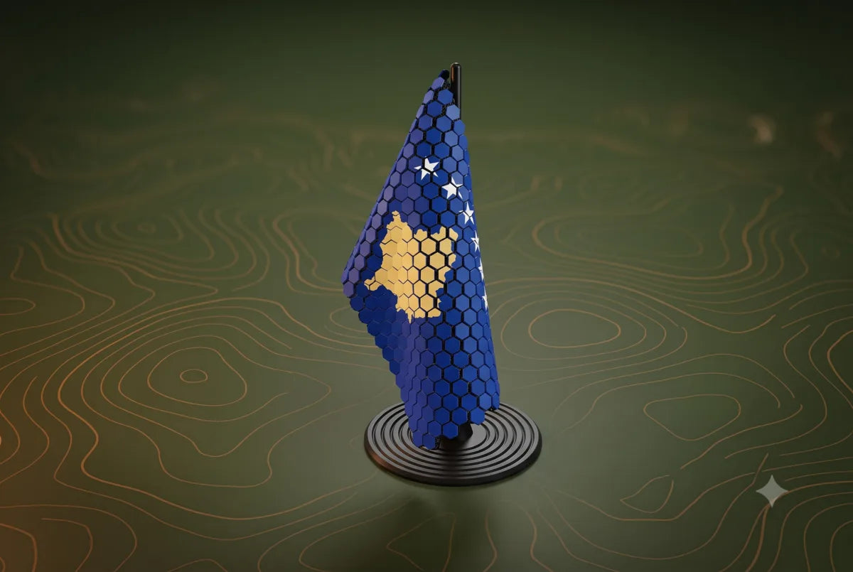 Kosovo Flag Pole