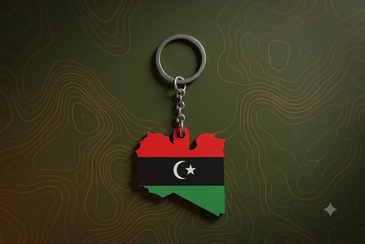 Libya Keychain
