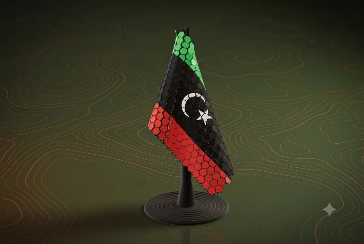 Libya Flag Pole