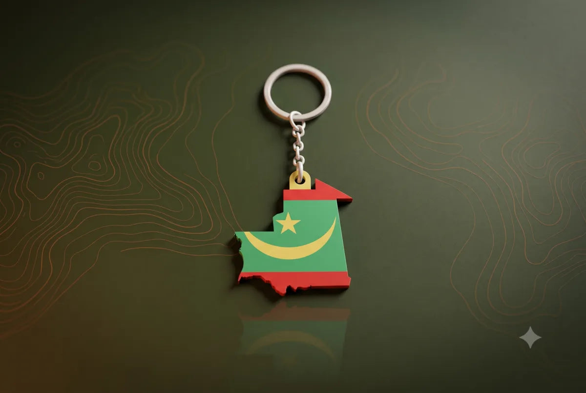Mauritania Keychain