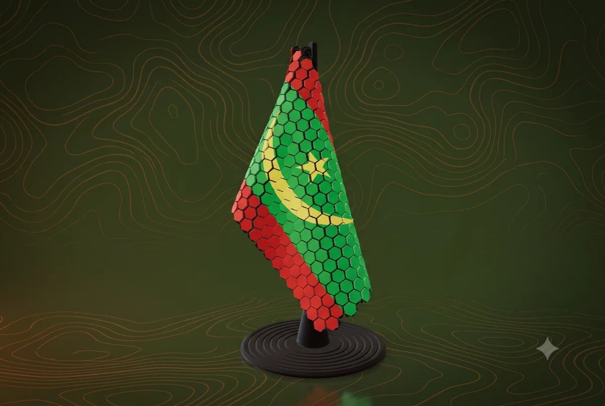 Mauritania Flag Pole