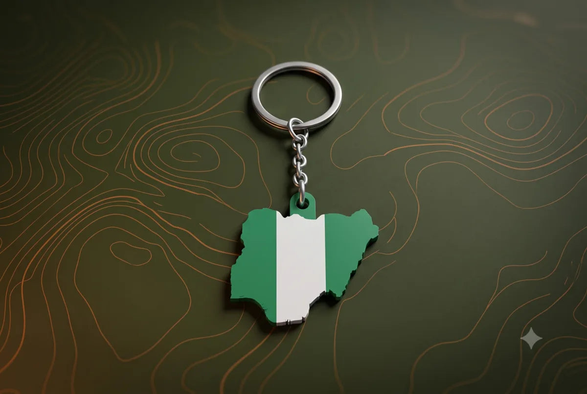 Nigeria Keychain