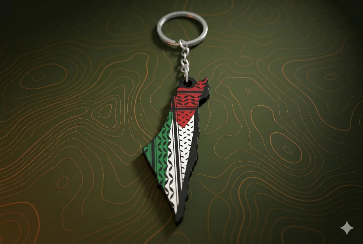 Palestine Keychain