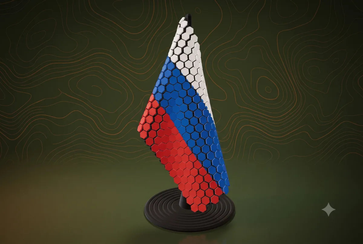 Russia Flag Pole