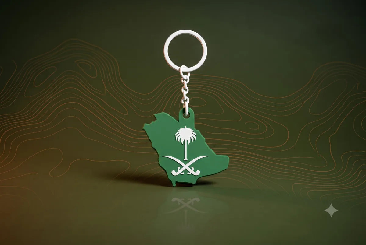 Saudi Arabia Keychain
