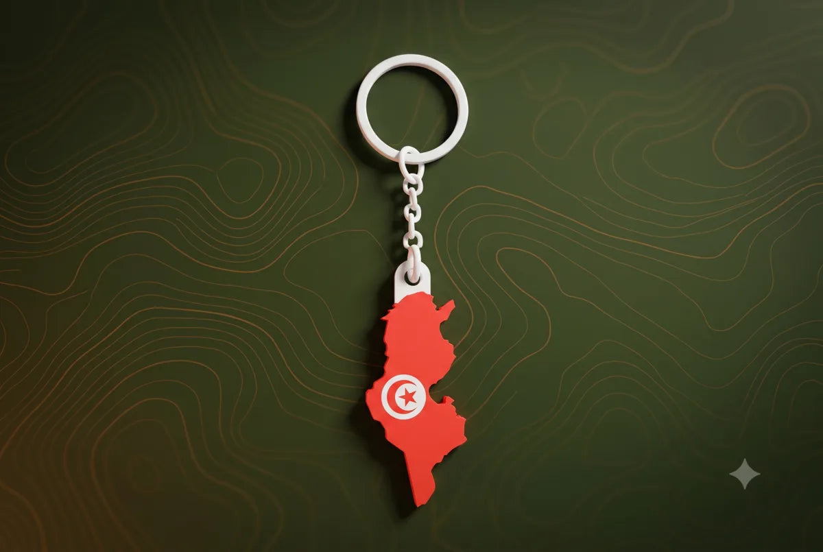 Tunisia Keychain