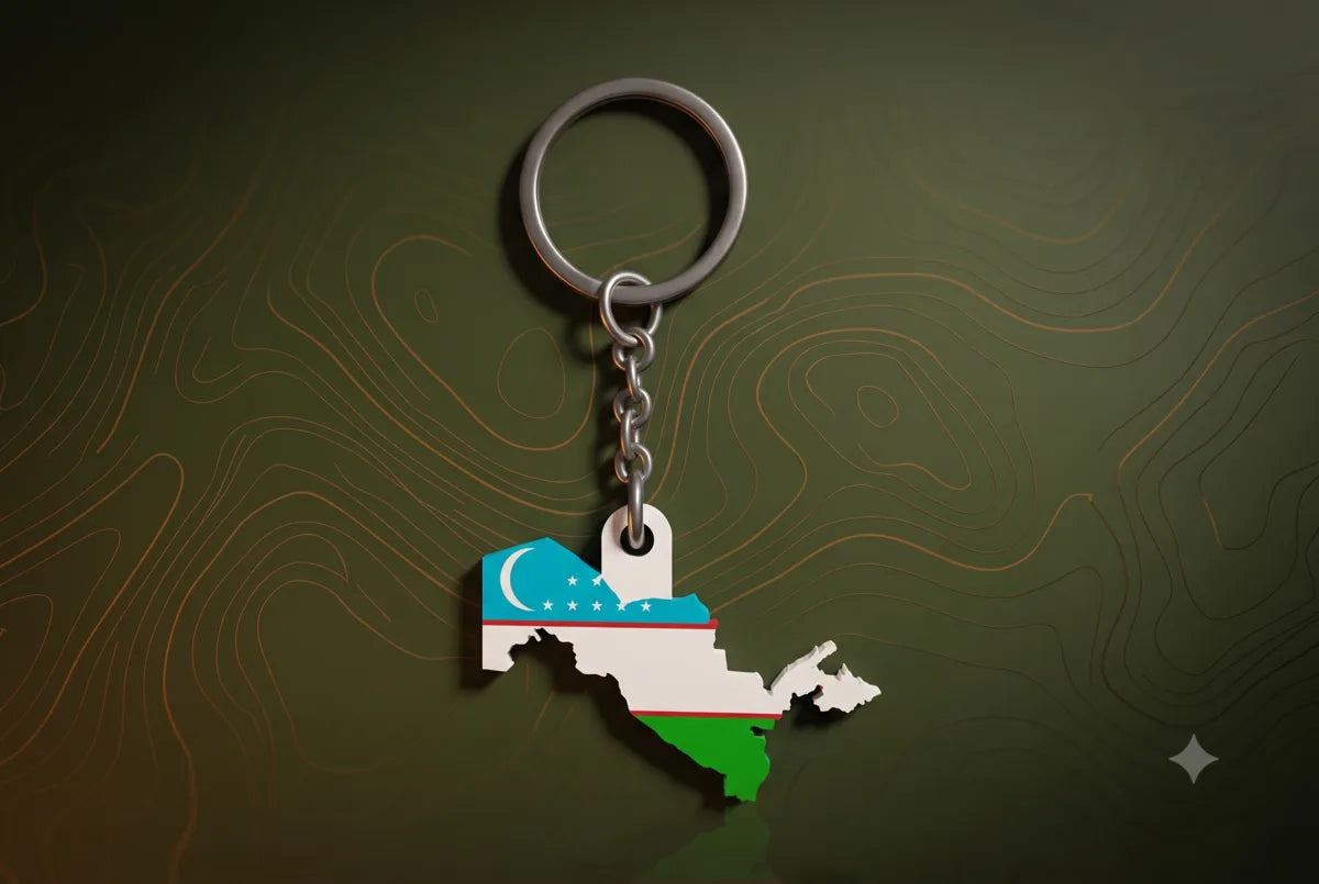 Uzbekistan Keychain