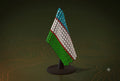 Uzbekistan Flag Pole