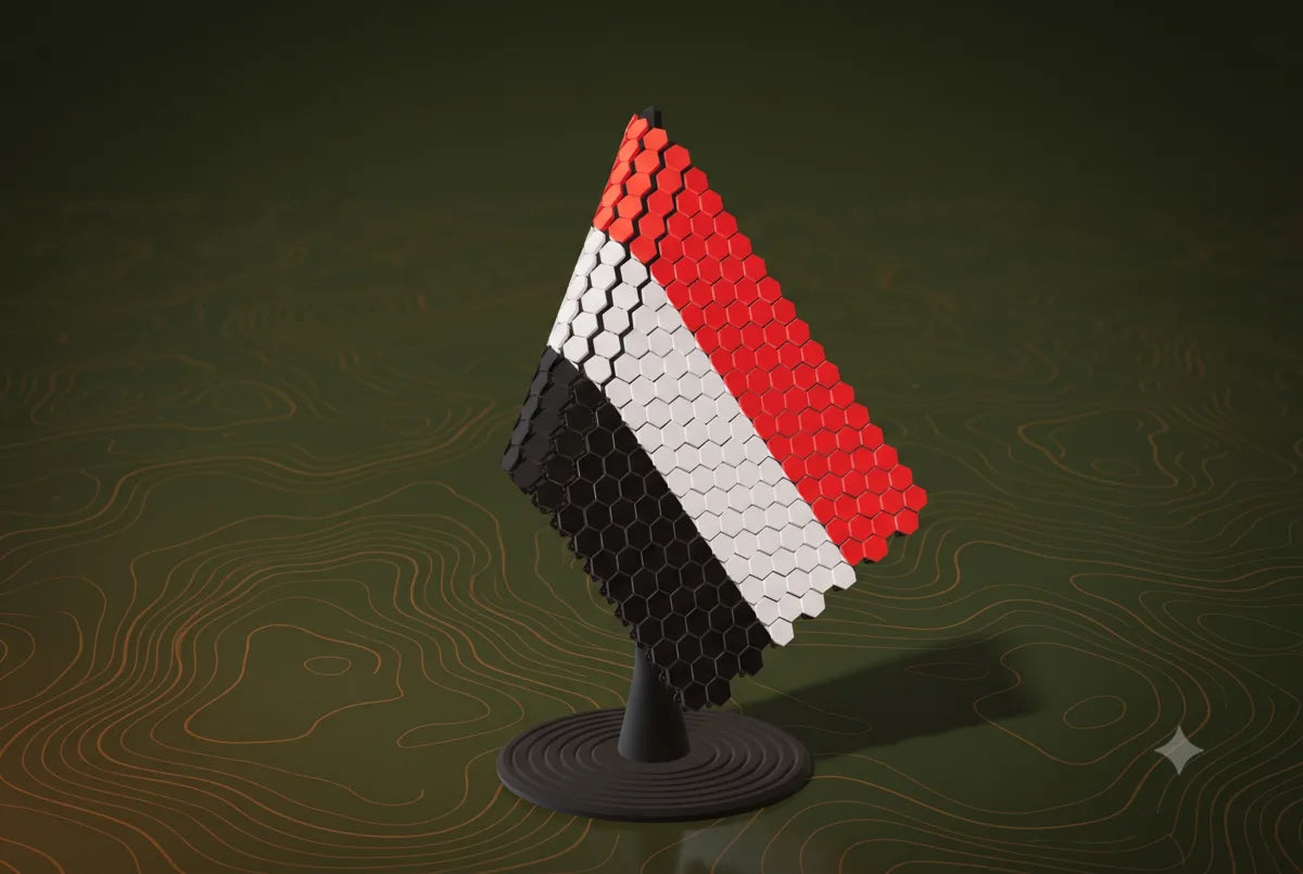 Yemen Flag Pole